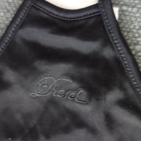 Diesel 00CELE 00NKF 100% RAYON-VISCOSE Made in Portugal Black Camisole Size L - Picture 10 of 13